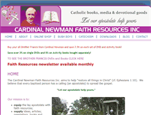 Tablet Screenshot of cardinalnewman.com.au